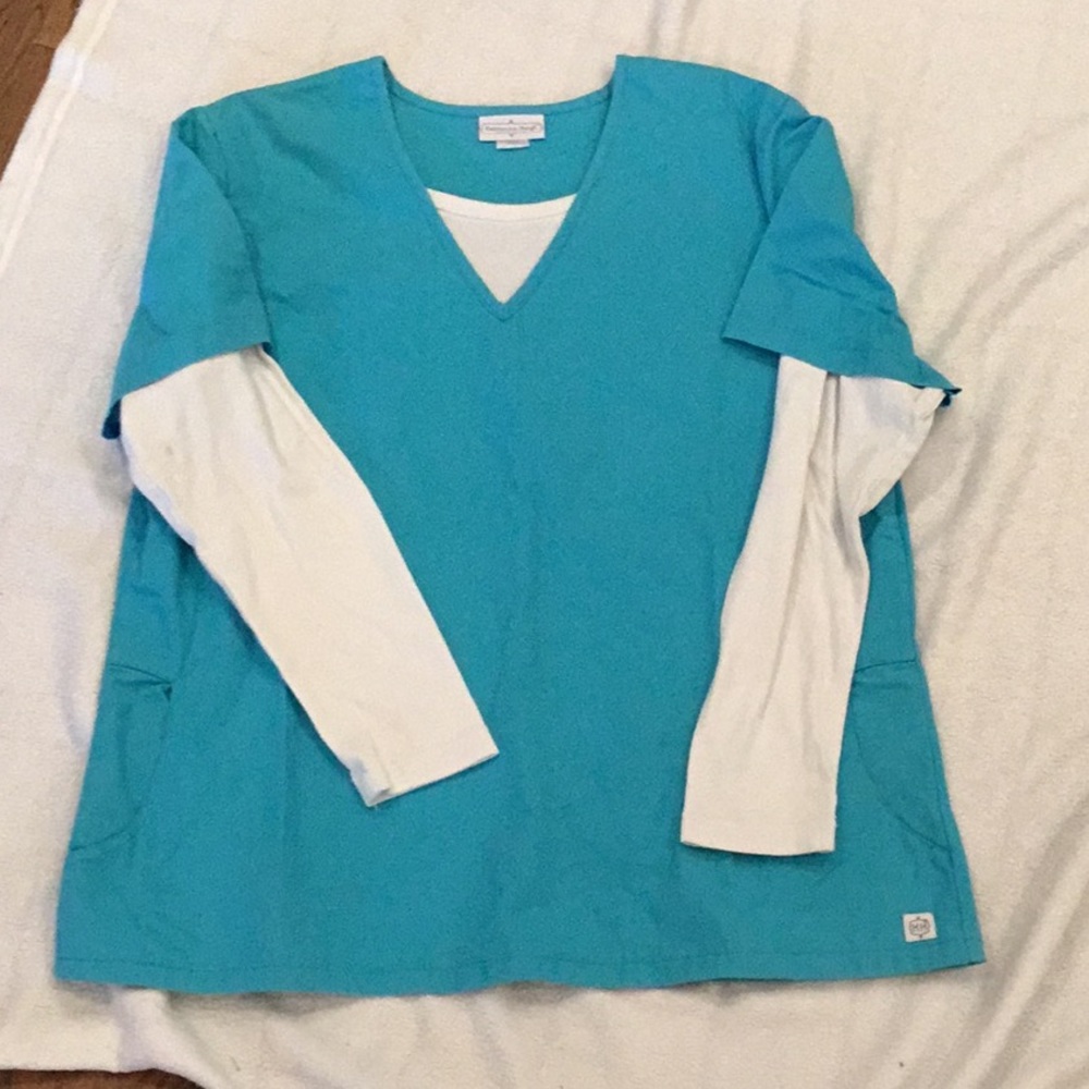 Katherine Heigl Scrub Top